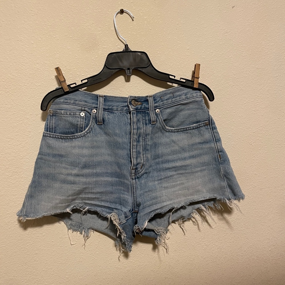 Madewell Light Blue Jean Shorts
